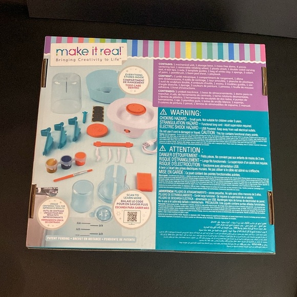 Make It Real Mini Pottery Studio - 26-Piece DIY Pottery Kit - Picture 2 of 4